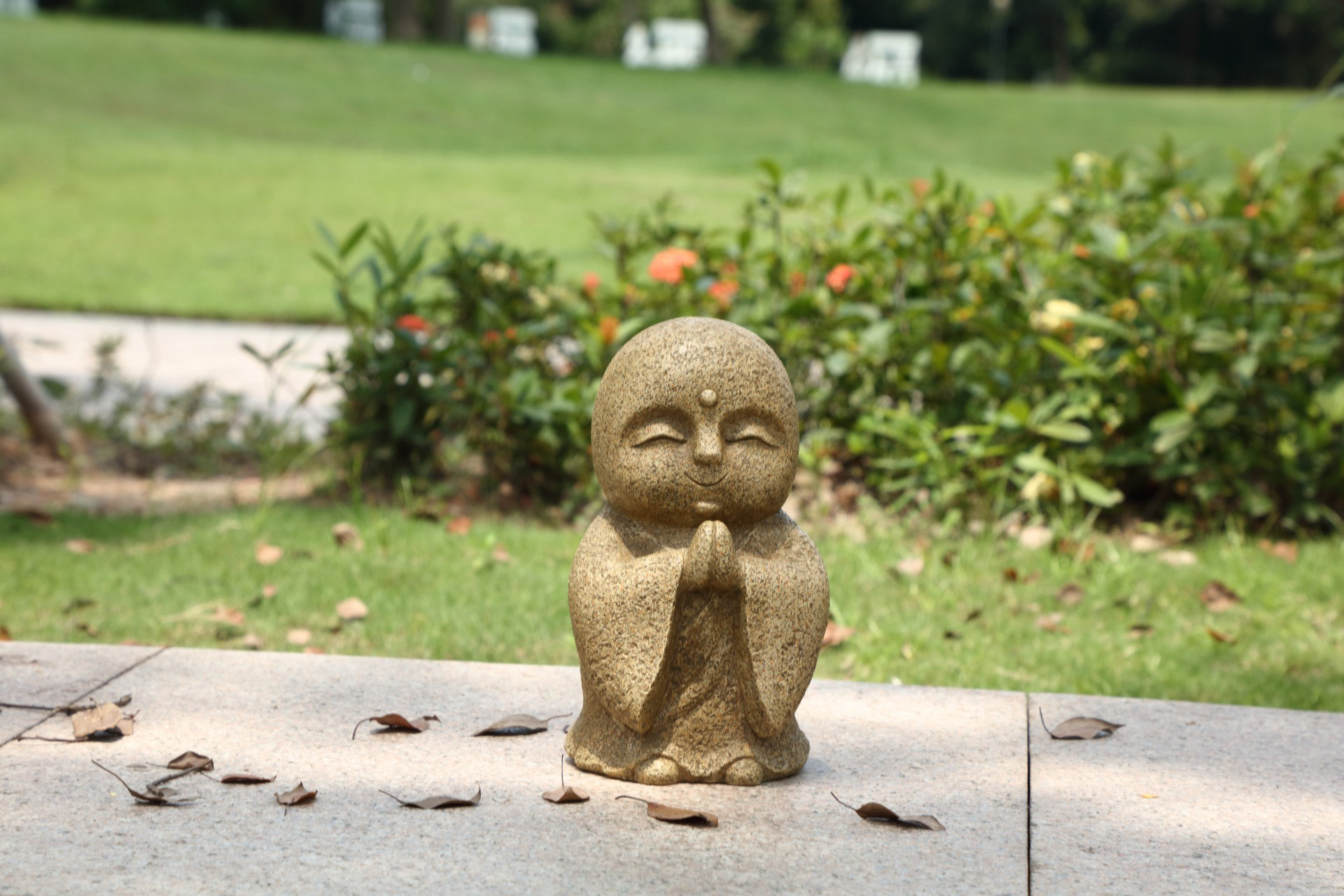 Hi-Line Gift Ltd. Praying Lucky Japanese Jizo Statue